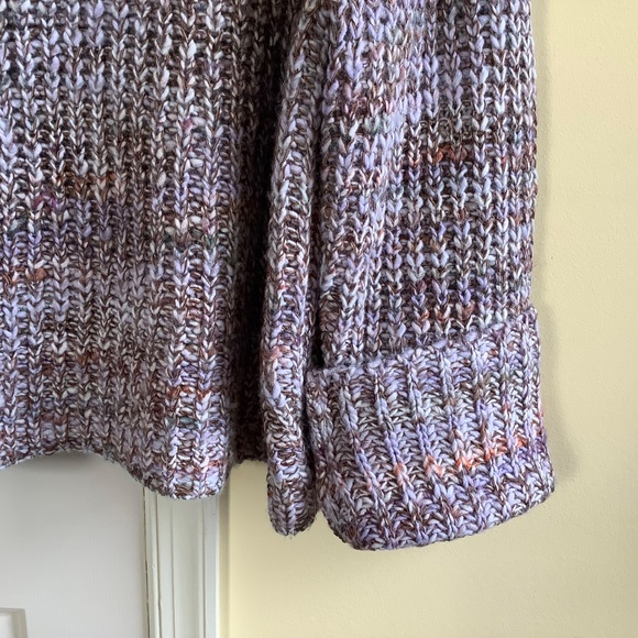 Rag & Bone Wool Blend Marled Funnel Neck Sweater Multicolor SZ L - Picture 3 of 16